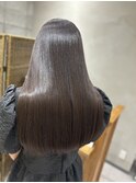 透明感カラー×髪質改善