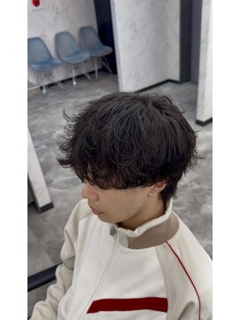オム ブランシェ(HOMME BLANCHE’) 【KAZUKI】シャドウパーマ マッシュパーマ メンズパーマ