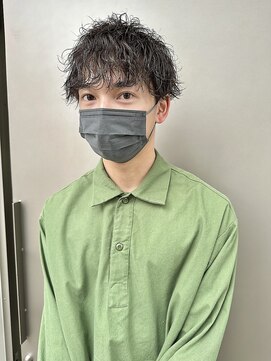 ヘアー アイス カンナ(HAIR ICI Canna) ツイストスパイラルパーマツイスパパーマメンズマッシュ