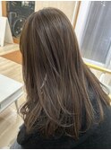 【ブリーチなしWカラー】シフォンベージュ