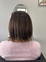 ルルフェ(Rurfe)&nbsp;外ハネボブ　オリーブグレージュ