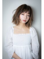 カバーヘア ブリス 志木南口駅前店(COVER HAIR bliss) インナーカラー/アッシュベージュ/ふんわりミディアムg