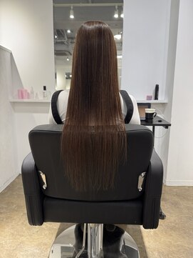 ミヨン 京都烏丸店(miyon) 【miyon】韓国レイヤーカット×暗髪カラー×髪質改善