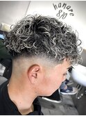 ホワイトメッシュ スペインカール