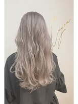 メル バイ ヘアサロン ニド(mer..by hair salon Nido) ホワイトミルクティーグレージュ☆透明感ハイトーン韓国ロング