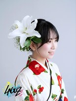 ラグズ 茅ヶ崎(LAGUZ)&nbsp;百合×シニヨン 和装クラシックアレンジ