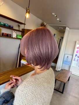 ビーグレイス 美濃加茂店(be Grace) アッシュラベンダー×20代こなれショート