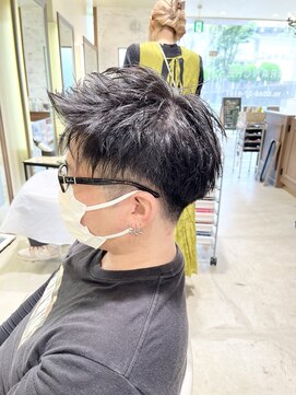 ブランシェ 高蔵寺店(BRANCHE) ☆メンズ☆アップバングショート【北川】