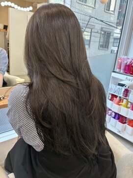 シアアルン 新小岩店(SHEER alun) ロングレイヤー×アッシュブラウン