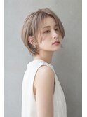 グレージュショートボブ【56hair 戸越銀座】