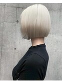 別府ショートボブ顔周りレイヤーカット髪質改善カラー