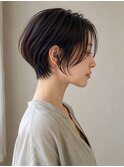 骨格に合わせたショート/くびれショートボブ/藤沢ショート
