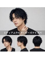 メンズ サロン ドット トウキョウ 町田店(men's salon dot. tokyo)&nbsp;ミディアムウルフ×ルーズツイスパ