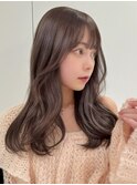 上品韓国◇明るめまろやかミルクティーベージュジュ顔周り