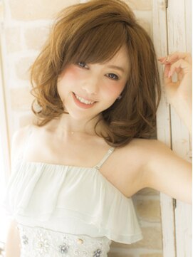 アジールヘア 池袋東口店(agir hair) ヌーディふんわりミディアム【池袋】池袋池袋東口