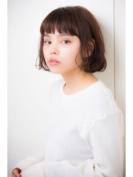 アリエッタ アザブ(ARIETTA AZABU) 【aRiettaAZABUスタイル】ぷつっとボブ/ニュアンスパーマ/小顔