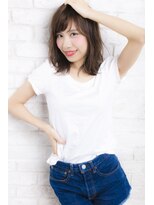 アジールヘア 所沢プロペ通り店(agir hair)&nbsp;ゆる可愛いフェザーミディ【所沢】