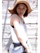 ミラバイグリーン(Mira by green)&nbsp;無造作　summer　【natural】切りっぱなしボブ　#2