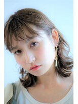 シャル オカチマチ 上野御徒町(shalu)&nbsp;ナチュラル外はねミディ[上野御徒町]