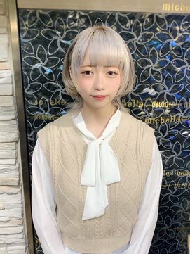 ミッシェル アフロート(michelle afloat) ◇ハイトーンマッシュウルフ◇