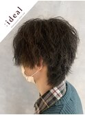 20代30代40代☆黒髪×ウルフ×ツイストパーマ