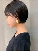 ショートからボブへ♪耳かけ丸みショートボブ