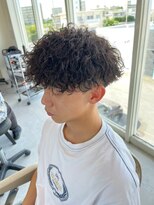 ミオ(Mio)&nbsp;滋賀、南草津、メンズ美容室、波巻きツイストスパイラルパーマ