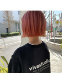 タッセルボブ×チェリーカラー