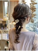 ヘアセット/ヘアアレンジ/ヘアメイク/ハーフアップ/前髪カット