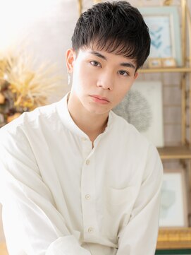 カバーヘアアンドスパ ブリス 浦和(COVER HAIR&SPA bliss) 黒髪アッシュブラック刈り上げツーブロックa浦和20代30代40代