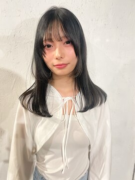 ノラジャーニー(NORA Journey) 【佐藤諒】顔周りウルフ顔周りレイヤーブルーブラック前髪