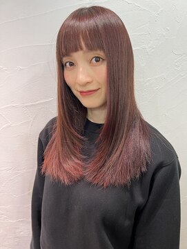 ブラウンズズシ(BROWNS Zushi) レイヤーカット桜カラー