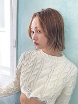 フリーラ 表参道(freera)&nbsp;アッシュベージュ　ストレートミックススタイル