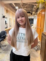 グリーン 渋谷(green)&nbsp;黒髪/グレーベージュ/ボブ/レイヤー/前髪カット/髪質改善