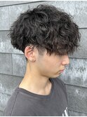 メンズマッシュパーマツイストスパイラルパーマニュアンスパーマ