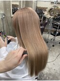 髪質改善／ブリーチ毛縮毛矯正