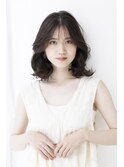 【Totia本通】くびれミディアムボブ×アッシュオリーブ