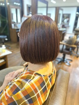 美容室 ルチア ハワイ(Luccica HAWAII) 【luccicaＨＡＷＡＩＩ/森麻乃】ボブ/ピンクカラー