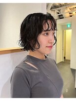 カフ(CAF)&nbsp;CAF FUKO ウェーブパーマ/イメチェン/ミニボブ/大阪/心斎橋