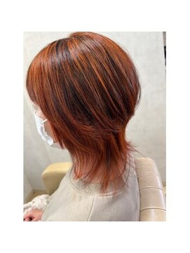 ヘアースタジオ ドゥドゥ(Hair Studio DoDo) orange hair