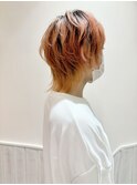 ウルフカット　メルティカラー　似合わせカット