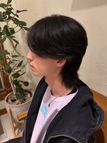 ヴァンメン 大曽根(VAN MEN) 長めセンターパートウルフ