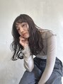 ミュージアム(MUSEUM)&nbsp;暗髪でも動きのあるスタイリングで重たくないhair style☆