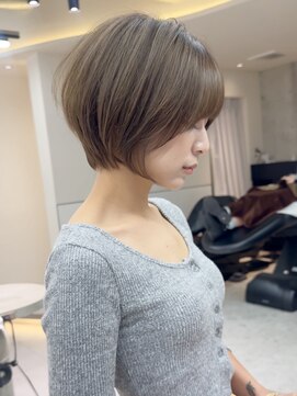 ロンドブルーム 天神大名店(Lond Bloom) 長めのショートボブ/イメチェンヘアスタイル/ワイドバング