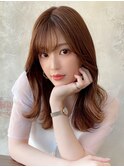 【NEW OPEN】小顔前髪あり後れ毛サイド バングメルティカラー