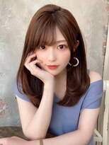 ラルユー 金山(LallYou)&nbsp;後れ毛が可愛い顔周りレイヤーハイレイヤーロング