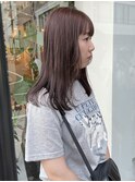 ブリーチなしダブルカラーで作るラベンダーグレージュ/落合