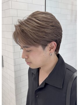 オーシャントーキョー 仙台(OCEAN TOKYO) ミルクティーベージュブリーチニュアンスセンターパート仙台