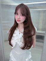 ボタン ハカタ(VOTAN hakata)&nbsp;ピンクブラウンカラー/暖色カラー/博多韓国ヘア