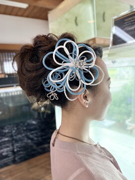 ギャロップヘアー お揃いお祭りヘアセット